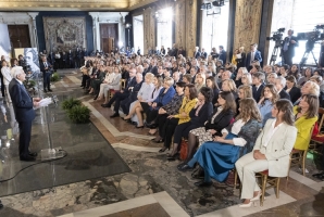 Il Presidente della Repubblica Sergio Mattarella in occasione della celebrazione della “Giornata Internazionale della Donna” 