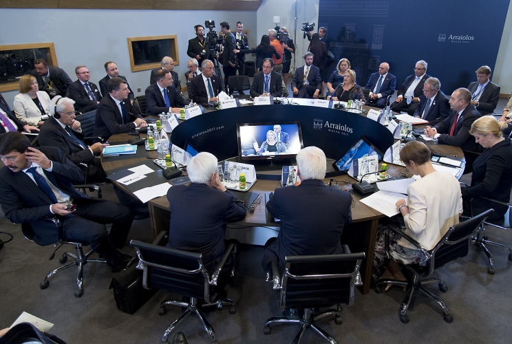 Il Presidente Sergio Mattarella e gli altri Capi di Stato 
