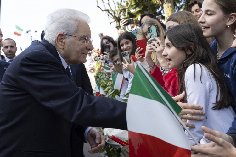 Il Presidente della Repubblica Sergio Mattarella a Ferentino
