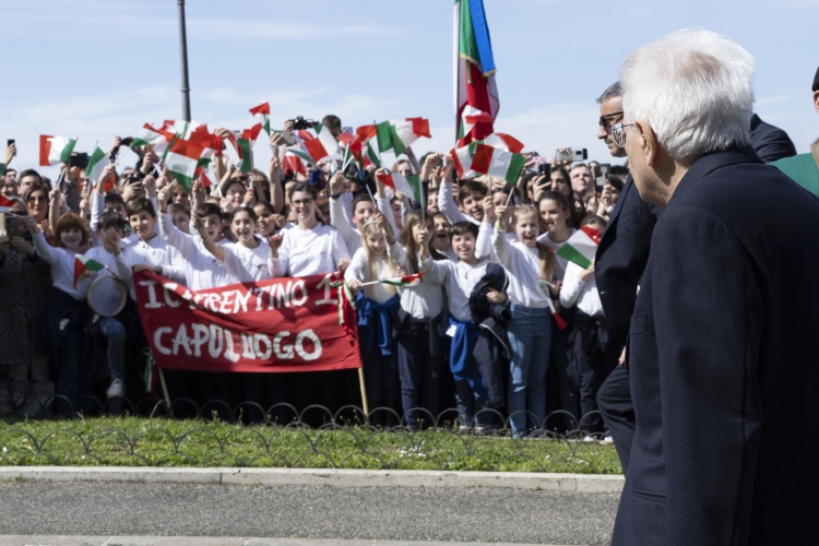 Il Presidente della Repubblica Sergio Mattarella a Ferentino
