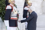 Intervento del Presidente della Repubblica alla deposizione, in forma ufficiale, di una corona d’alloro sulla Tomba del Milite Ignoto, in occasione della Giornata dell’Unità Nazionale.