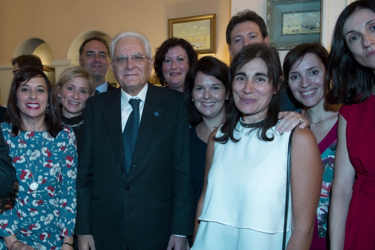 Il Presidente Sergio Mattarella nella Residenza dell'Ambasciatore d'Italia a Helsinki 