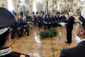 Incontro del Presidente della Repubblica con il Capo di Stato Maggiore dell’Aeronautica Militare, unitamente ad una rappresentanza dell’Aeronautica Militare, in occasione del 101° anniversario di fondazione
