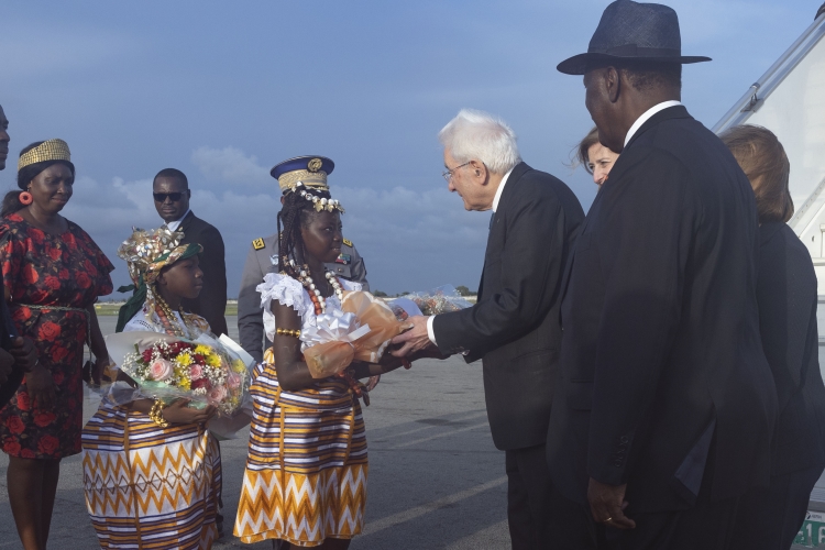 Il Presidente della Repubblica Sergio Mattarella con Alassane Ouattara,Presidente della Repubblica della Costa d’Avorio,in occasione della visita Ufficiale
