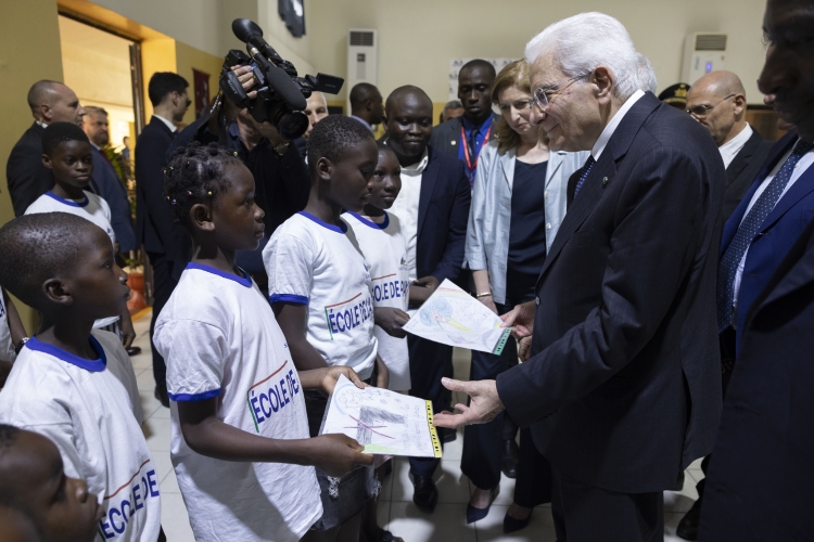 Il Presidente della Repubblica Sergio Mattarella e la Sig.ra Laura visitano la “Casa della Comunità” di Sant’Egidio 