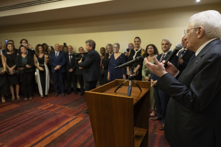 Il Presidente della Repubblica Sergio Mattarella incontra una rappresentanza della collettività italiana nella Repubblica del Ghana
