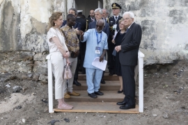Il Presidente Mattarella visita il Castello di Christiansborg

