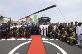 Il Presidente della Repubblica Sergio Mattarella visita Nave Bettica