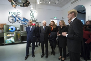 Il Presidente della Repubblica Sergio Mattarella visita il Museo del Design di Helsinki