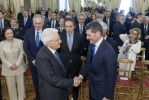 Il Presidente Mattarella incontra  una rappresentanza della Polizia di Stato, in occasione del 172° anniversario della sua costituzione 