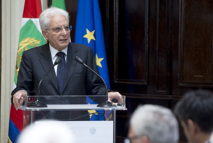 Il Presidente Sergio Mattarella alla cerimonia di inaugurazione dell’Università degli Studi di Cagliari
