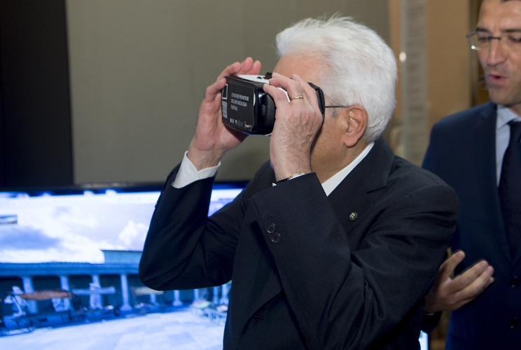 Il Presidente Sergio Mattarella visita il Museo Archeologico Nazionale