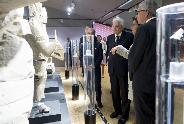 Il Presidente Sergio Mattarella visita il Museo Archeologico Nazionale