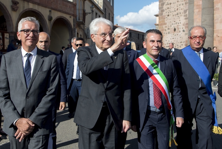 Mattarella a Ghilarza