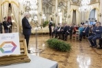 Il Presidente Sergio Mattarella rivolge il suo indirizzo di saluto in occasione dell'incontro con i rappresentanti delle Accademie nazionali delle scienze dei Paesi del G7
