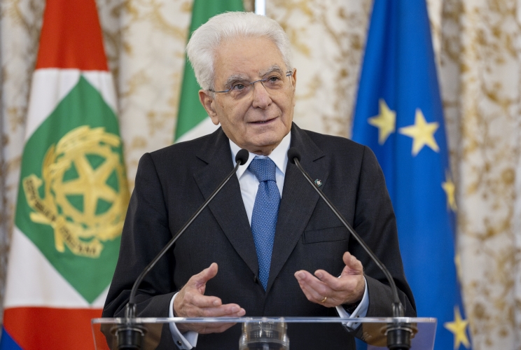Il Presidente Sergio Mattarella rivolge il suo indirizzo di saluto in occasione dell'incontro con i rappresentanti delle Accademie nazionali delle scienze dei Paesi del G7
