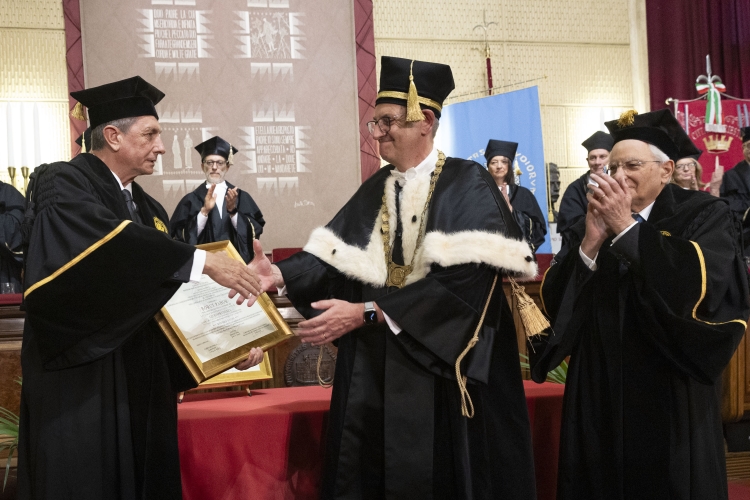 Il Presidente della Repubblica Sergio Mattarella all’ Università degli Studi di Trieste,con Borut Pahor, Presidente emerito della Repubblica di Slovenia,in occasione della cerimonia di conferimento della Laurea magistrale Honoris causa in Giurisprudenza
(foto di Francesco Ammendola - Ufficio per la Stampa e la Comunicazione della Presidenza della Repubblica)