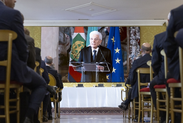 Il Presidente Sergio Mattarella in occasione della conferenza “Nato at 75: Shaping a New Transatlantic Agenda, Security and Peace at a Time of Global Transformations for the Future”