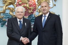 Il Presidente della Repubblica Sergio Mattarella con il Presidente della Repubblica di Bulgaria, Rumen Radev
