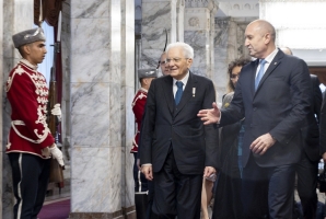 Il Presidente della Repubblica Sergio Mattarella con il Presidente della Repubblica di Bulgaria, Rumen Radev
