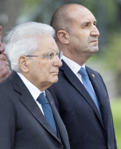 Il Presidente della Repubblica Sergio Mattarella con il Presidente della Repubblica di Bulgaria, Rumen Radev
