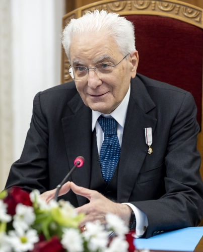Il Presidente della Repubblica Sergio Mattarella con il Presidente della Repubblica di Bulgaria, Rumen Radev, nel corso dei colloqui allargati alle delegazioni