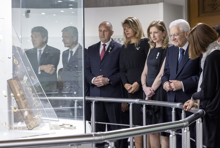 Il Presidente della Repubblica Sergio Mattarella visita il Museo di Storia Nazionale