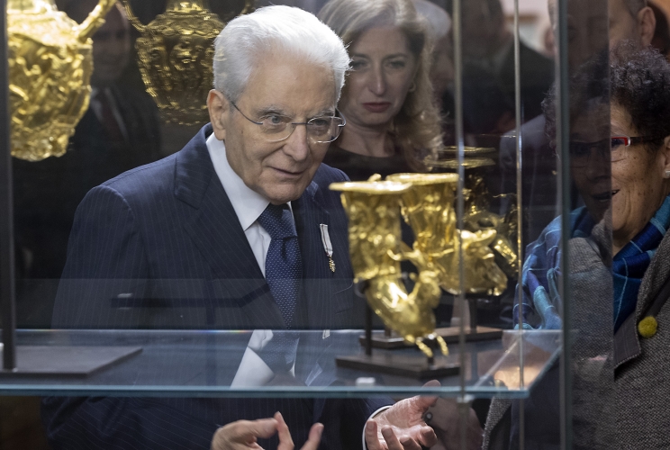 Il Presidente della Repubblica Sergio Mattarella visita il Museo di Storia Nazionale
