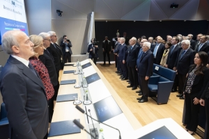 Il Presidente della Repubblica Sergio Mattarella all'inaugurazione dell'anno accademico 2024 della Scuola di formazione del Sistema di informazione per la sicurezza della Repubblica
