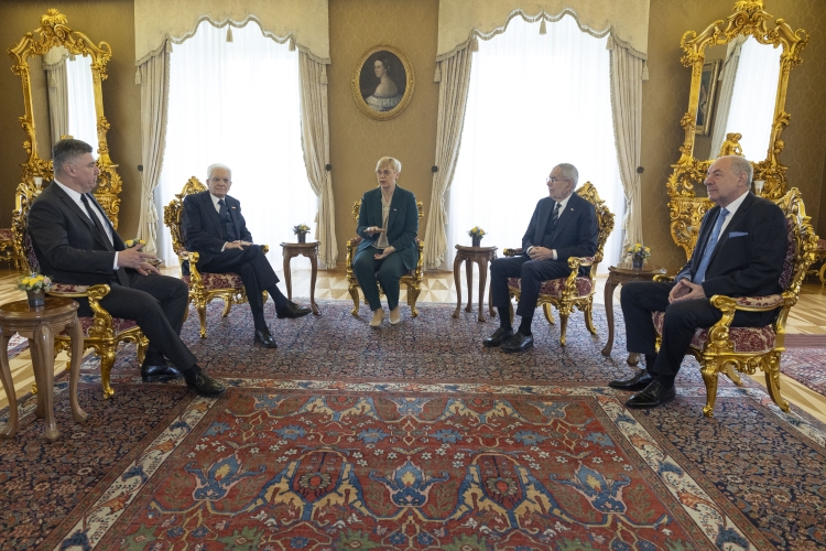 Il Presidente della Repubblica Sergio Mattarella in occasione del ventennale dell'adesione slovena all'Unione Europea
