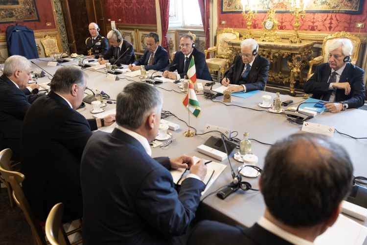 Il Presidente della Repubblica Sergio Mattarella con Emomalī Rahmon,Presidente della Repubblica del Tagikistan,in Visita Ufficiale
