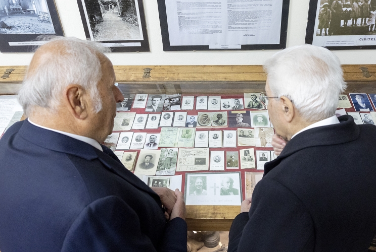 Il Presidente della Repubblica Sergio Mattarella a Civitella in Val di Chiana in occasione del 79° anniversario di Liberazione