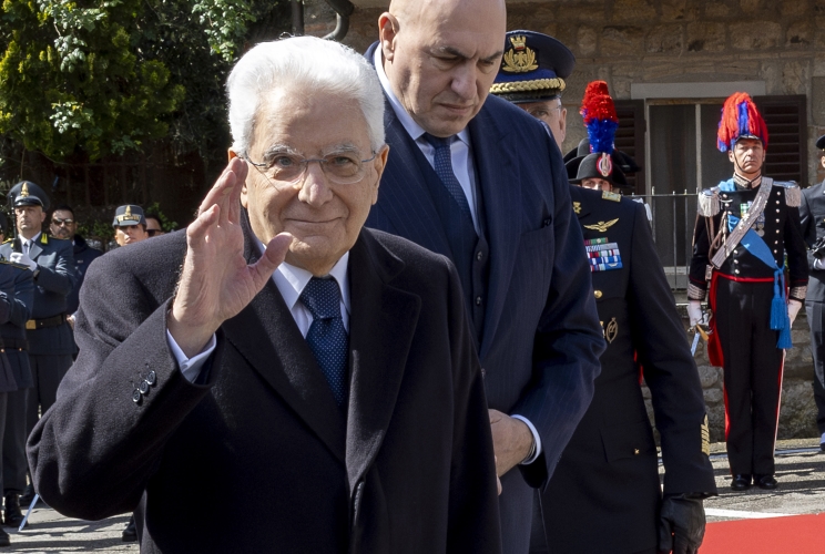 Il Presidente Sergio Mattarella a Civitella in Val di Chiana in occasione del 79* anniversario di Liberazione