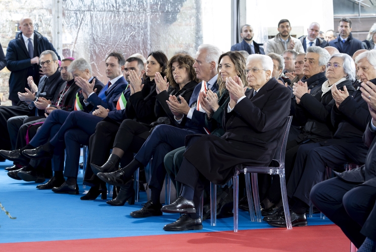 Il Presidente Sergio Mattarella a Civitella in Val di Chiana in occasione del 79* anniversario di Liberazione