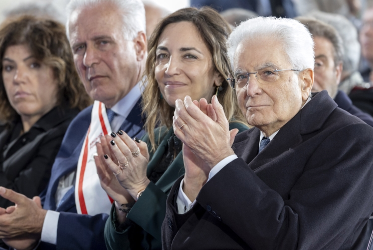 Il Presidente Sergio Mattarella a Civitella in Val di Chiana in occasione del 79* anniversario di Liberazione
