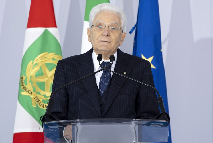 Il Presidente Sergio Mattarella a Civitella in Val di Chiana in occasione del 79* anniversario di Liberazione