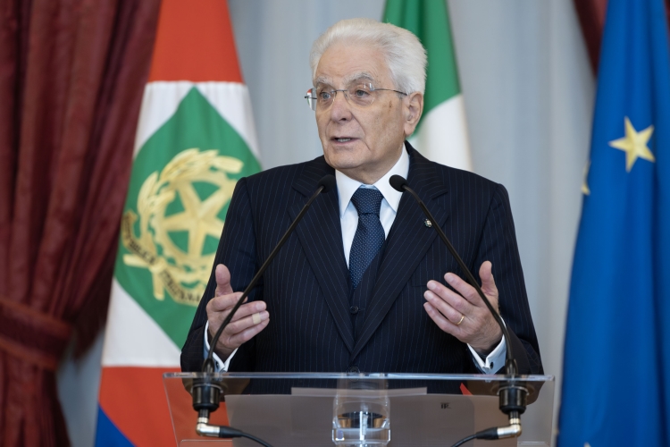 Il Presidente della Repubblica Sergio Mattarella in occasione dell'incontro con gli esponenti delle Associazioni Combattentistiche e d’Arma, nella ricorrenza del 79° anniversario della Liberazione

