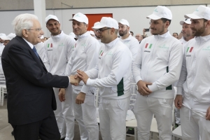 Il Presidente della Repubblica Sergio Mattarella visita lo stabilimento Granarolo di Castrovillari, in occasione della celebrazione della Festa del Lavoro
