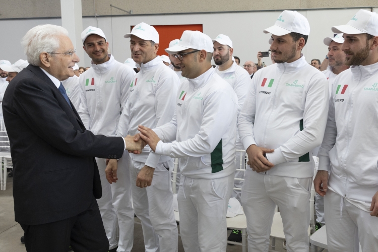 Il Presidente della Repubblica Sergio Mattarella visita lo stabilimento Granarolo di Castrovillari, in occasione della celebrazione della Festa del Lavoro

