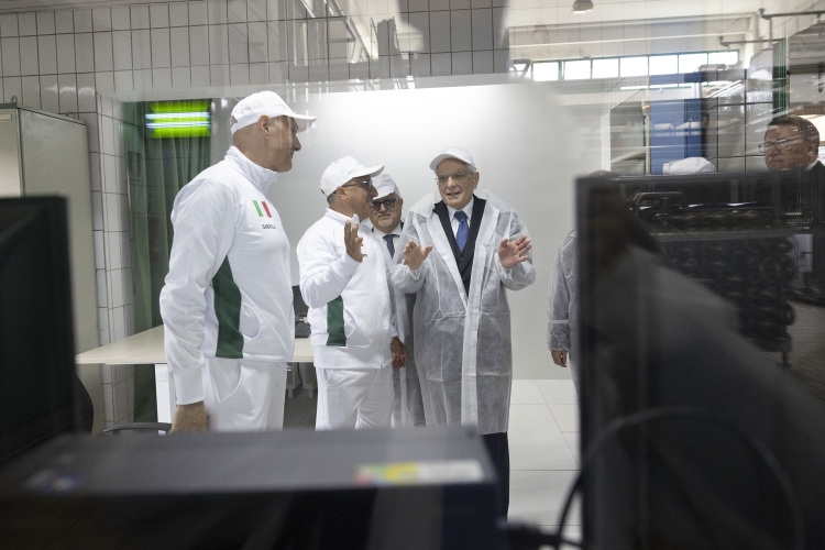 Il Presidente della Repubblica Sergio Mattarella visita lo stabilimento Granarolo di Castrovillari, in occasione della celebrazione della Festa del Lavoro
