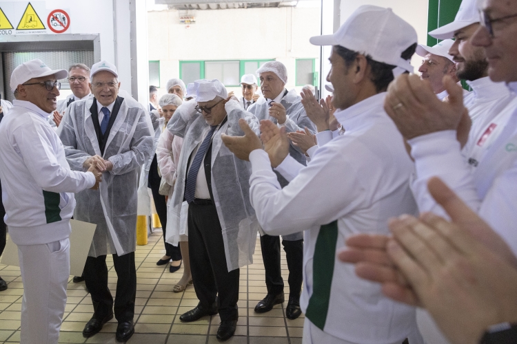 Il Presidente della Repubblica Sergio Mattarella visita lo stabilimento Granarolo di Castrovillari, in occasione della celebrazione della Festa del Lavoro
