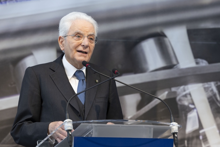 Il Presidente della Repubblica Sergio Mattarella in occasione della celebrazione della Festa del Lavoro
