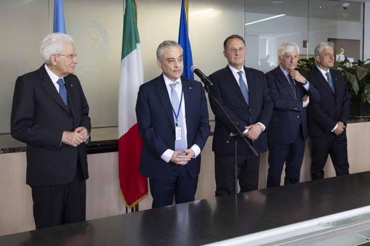 Il Presidente della Repubblica Sergio Mattarella incontra il personale della Rappresentanza Permanente d’Italia presso le Nazioni Unite
