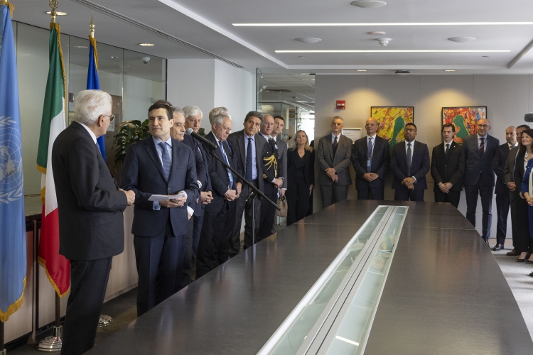 Il Presidente della Repubblica Sergio Mattarella incontra una rappresentanza di funzionari italiani delle Nazioni Unite

