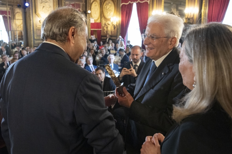 Il Presidente della Repubblica Sergio Mattarella al Metropolitan Club, riceve il Premio GEI 2024
