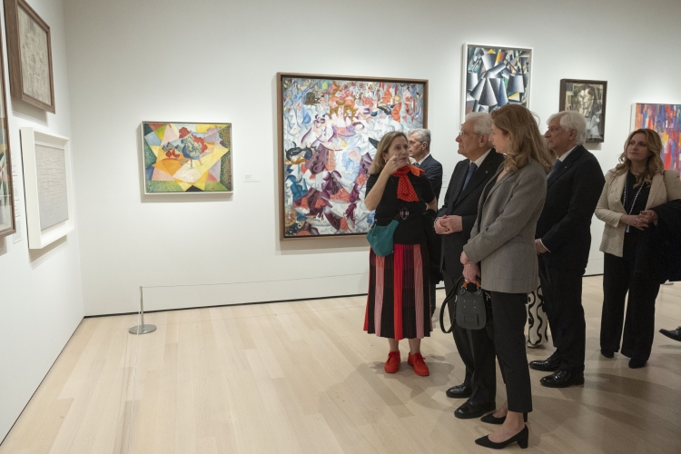 Il Presidente della Repubblica Sergio Mattarella visita il Museo di Arte Moderna – MoMA
