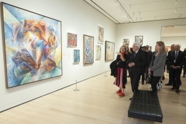 Il Presidente della Repubblica Sergio Mattarella visita il Museo di Arte Moderna – MoMA
