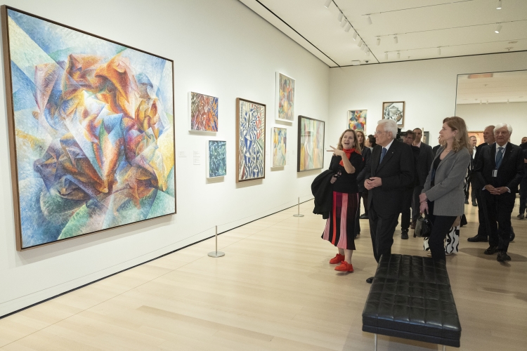 Il Presidente della Repubblica Sergio Mattarella visita il Museo di Arte Moderna – MoMA
