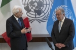 Mattarella al Palazzo di Vetro incontra il Segretario Generale delle Nazioni Unite, António Guterres