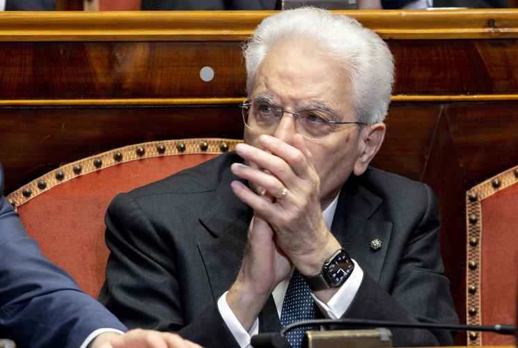 Il Presidente Sergio Mattarella in occasione della cerimonia di celebrazione del Giorno della Memoria dedicato alle vittime del terrorismo